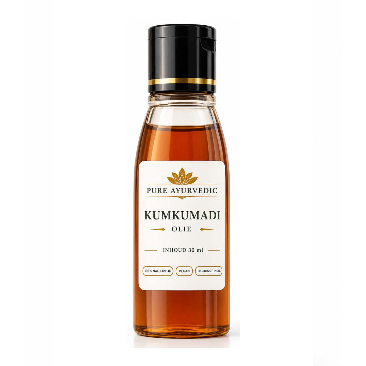 De naam Kumkumadi komt van het belangrijkste ingrediënt: roodgouden saffraan, in het Sanskriet bekend als Kumkuma.