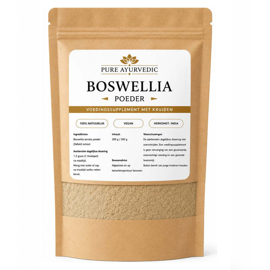 Boswellia serrata is een krachtig kruid afkomstig van de wierookboom. Het werkt in je lichaam voornamelijk als een natuurlijke ontstekingsremmer en pijnstiller.