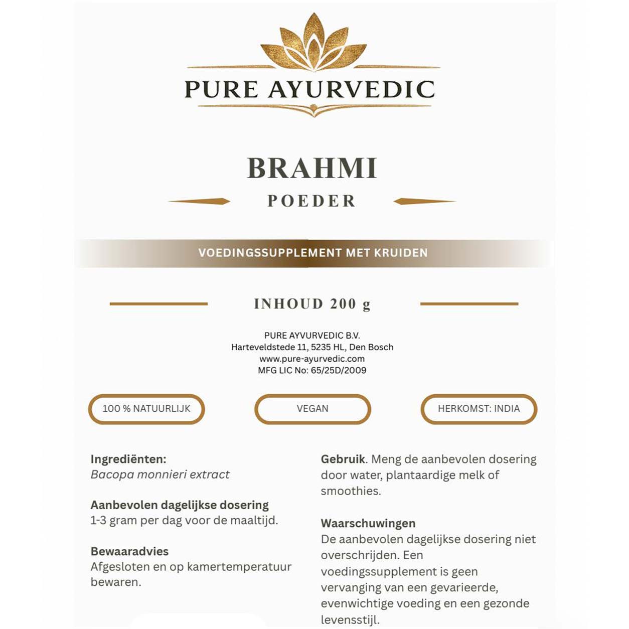 Brahmi poeder