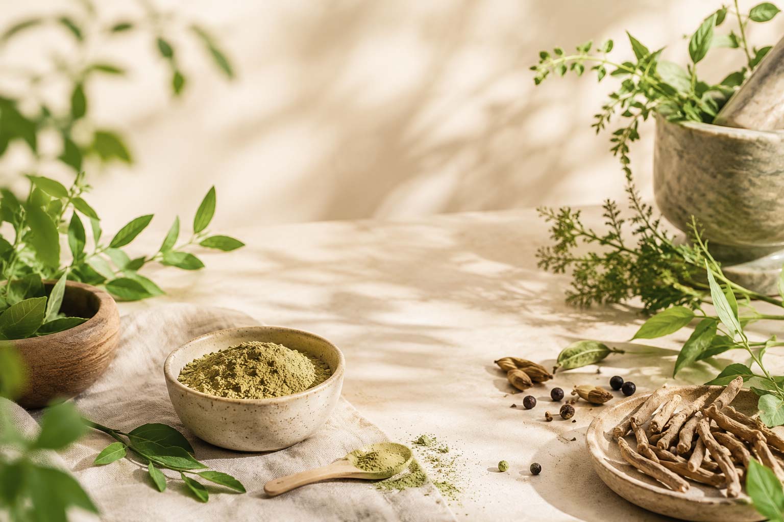 Pure Ayurvedic homepage banner